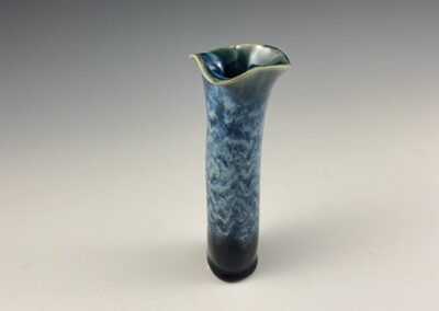Blue handmade vase