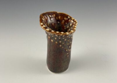 Brown handmade vase